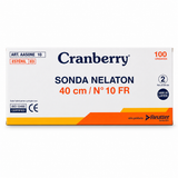 Sonda Nelaton N°10 40cm Cranberry 100 Un