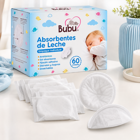 Absorbentes de Leche Bubu 60 Un