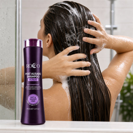 Shampoo Post Alisado Actiliss Sin Sal Rocco 400 ml