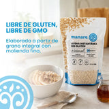 Avena Integral Instantánea Sin Gluten Manare 800 g