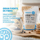 Avena Integral Instantánea Sin Gluten Manare 800 g