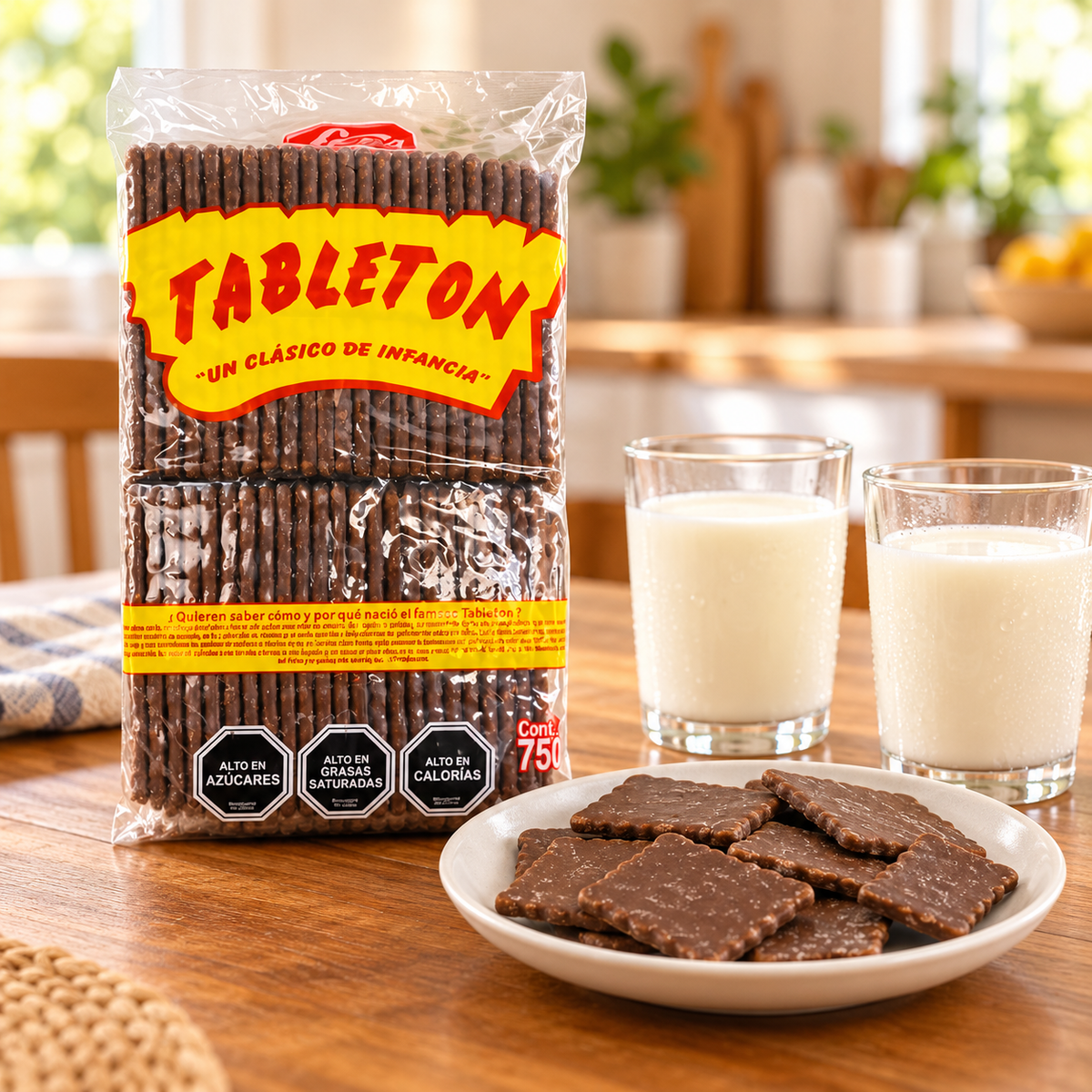Galletas Cubiertas de Chocolate Tabletón Fruna 750 g