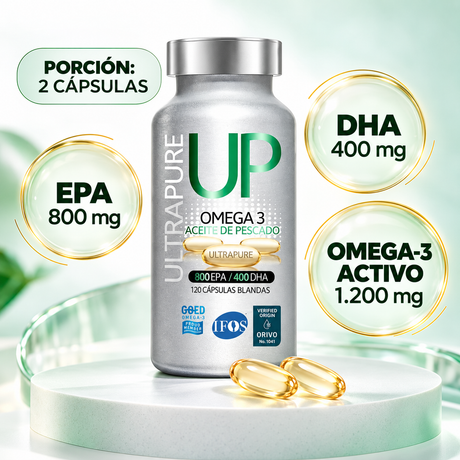 Omega 3 Ultra Pure Up 120 Cáps