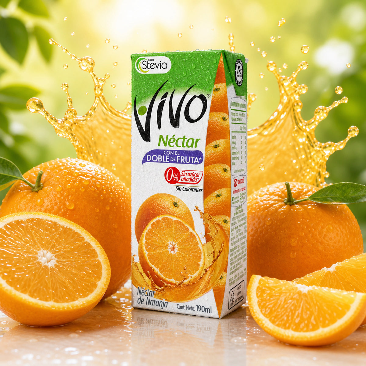 Néctar Naranja Vivo Caja 24 Un de 190 ml