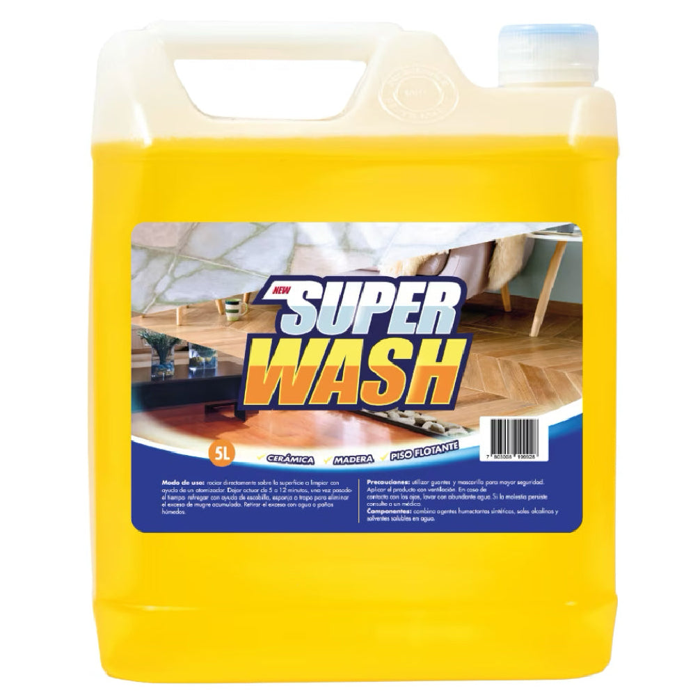 Removedor de Cera para Piso Flotante Super Wash 5 Litros