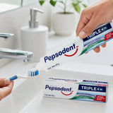 Pasta Dental Triple+ Pepsodent 90 g Pack x3