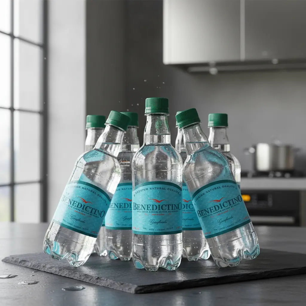 Agua Mineral Benedictino Con Gas 500 ml Pack x12