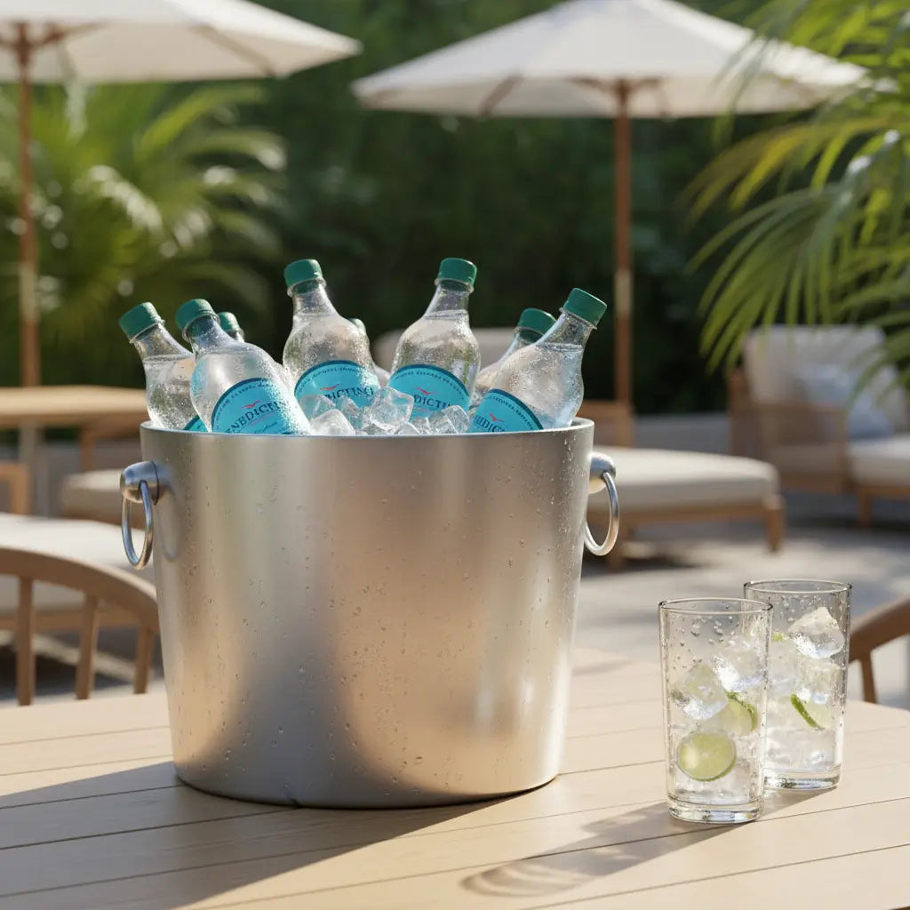 Agua Mineral Benedictino Con Gas 500 ml Pack x12