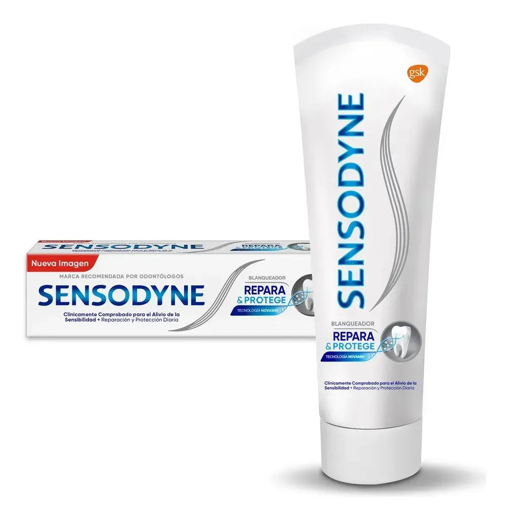 Pasta Dental Blanqueadora Repara y Protege Sensodyne 100 g