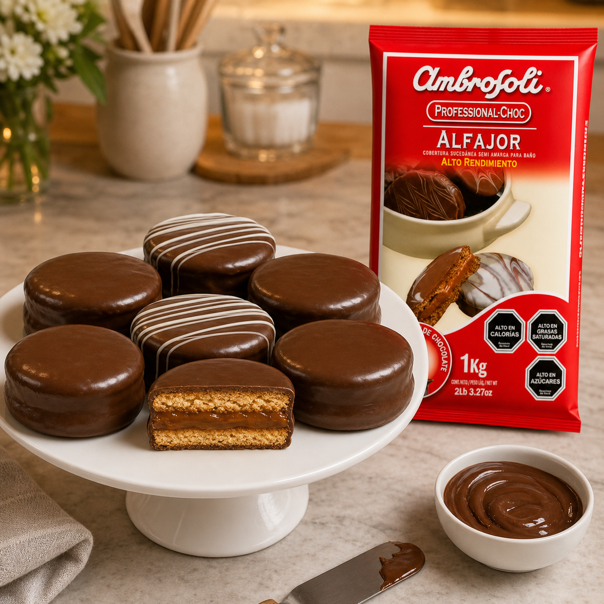 Cobertura Alfajor Ambrosoli 1 Kg