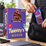 Barras Proteína Choco Fudge Twenty's 12 Un de 60 g
