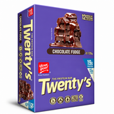 Barras Proteína Choco Fudge Twenty's 12 Un de 60 g