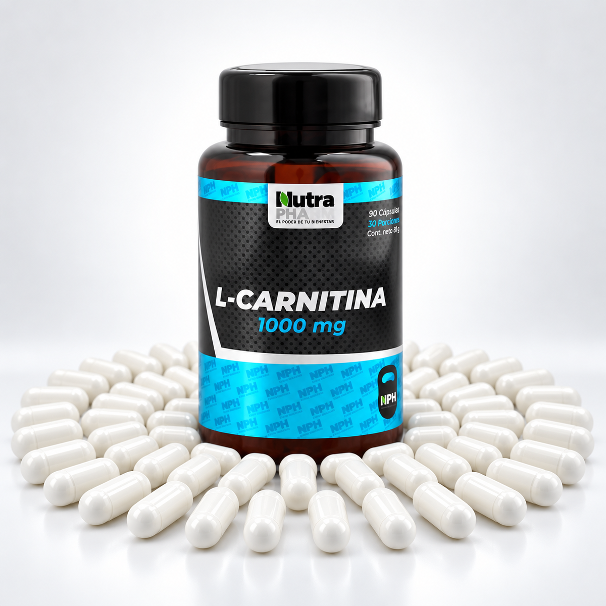 L-Carnitina Nutrapharm 90 Cáps
