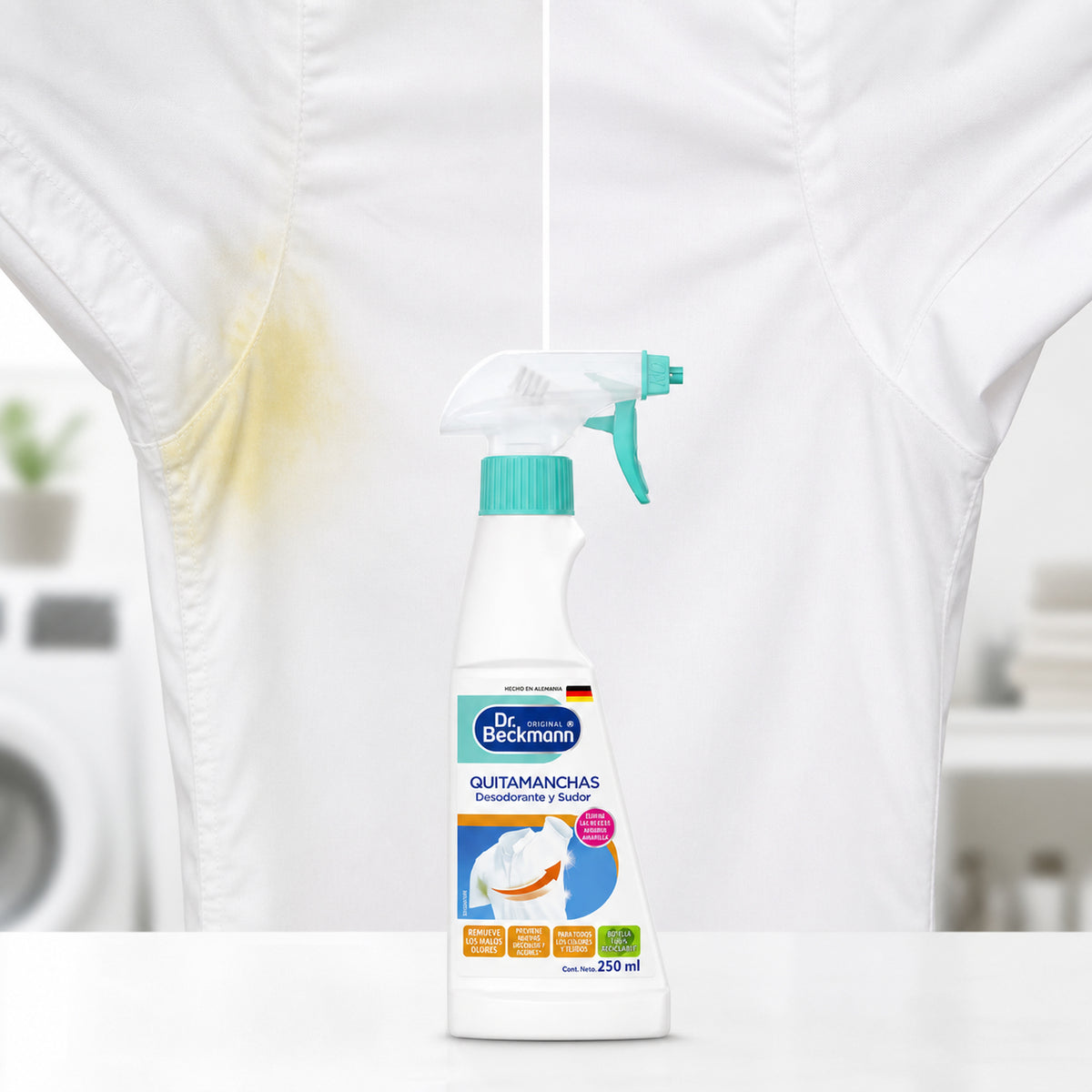 Quitamanchas Desodorante y Sudor Dr. Beckmann 250 ml