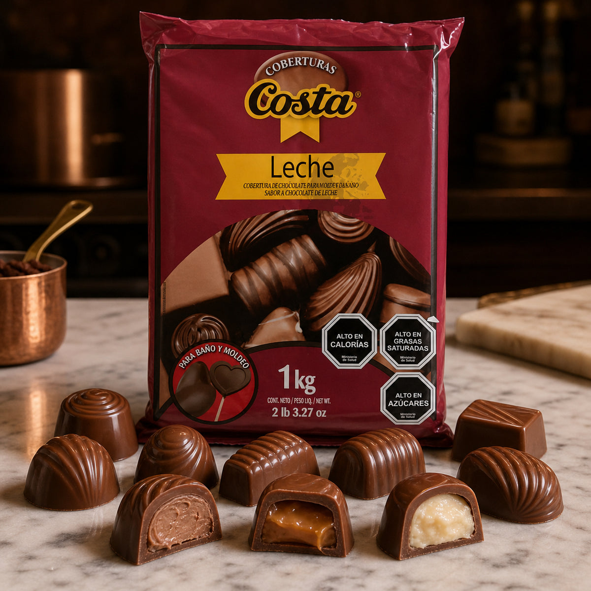 Cobertura Chocolate de Leche Costa 1 Kg
