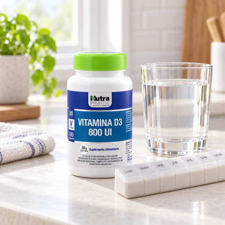 Vitamina D3 800 UI Nutra Pharm 100 Comp