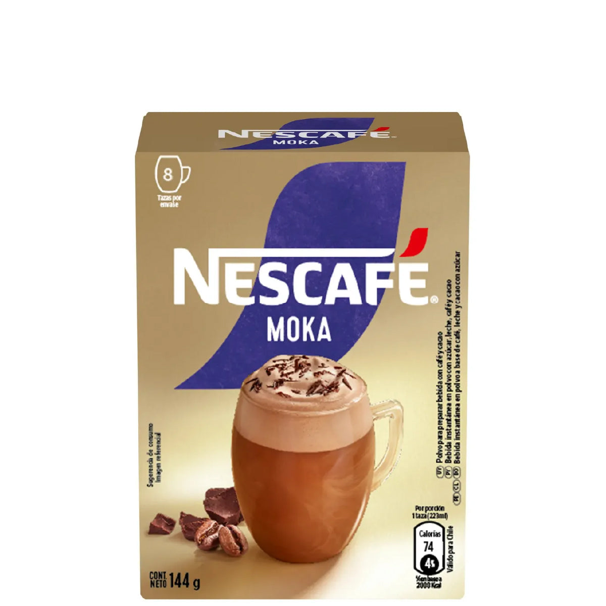 Café Instantáneo Nescafé Moka 8 Un de 18 g