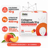 Colágeno Hidrolizado Nutrapharm Durazno 30 Sobres