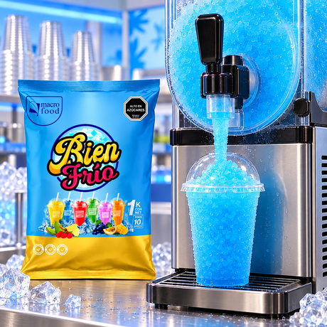 Granizado para Vending Bien Frío Ice Blue Rinde 10 Litros
