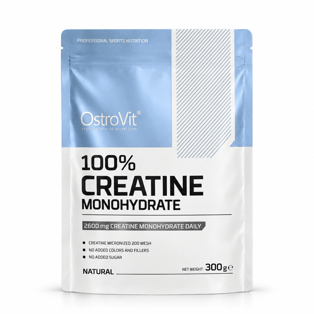 Creatina Monohidrato Sin Sabor Ostrovit 300 g