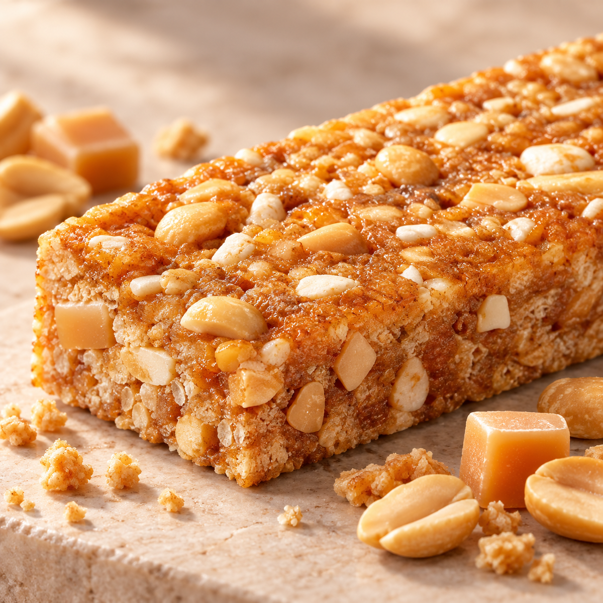 Barra de Proteína Maní Caramelo Vivo 5 Un de 40 g