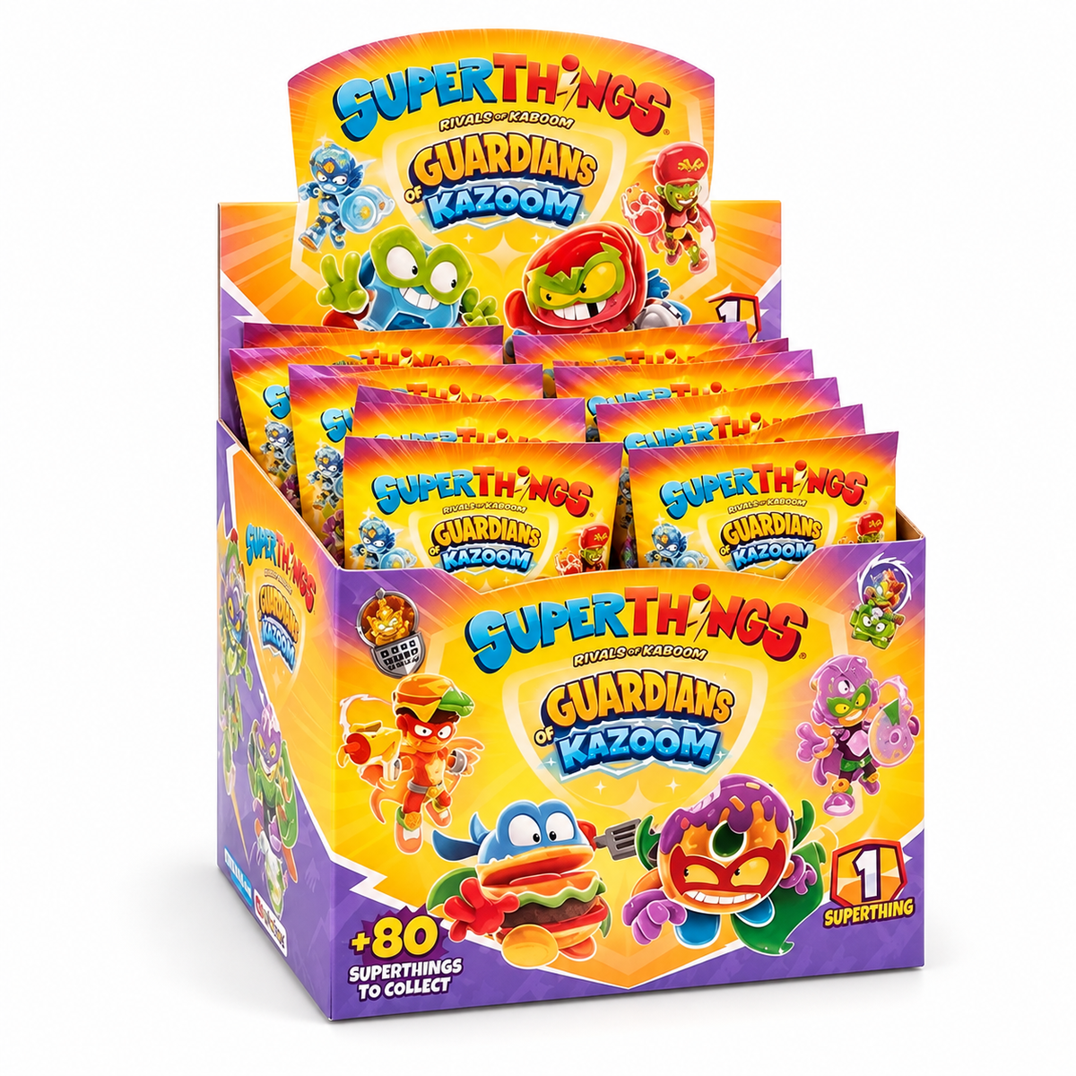 Super Zings Guardians Of Kazoom Caja 25 Figuras Coleccionables.
