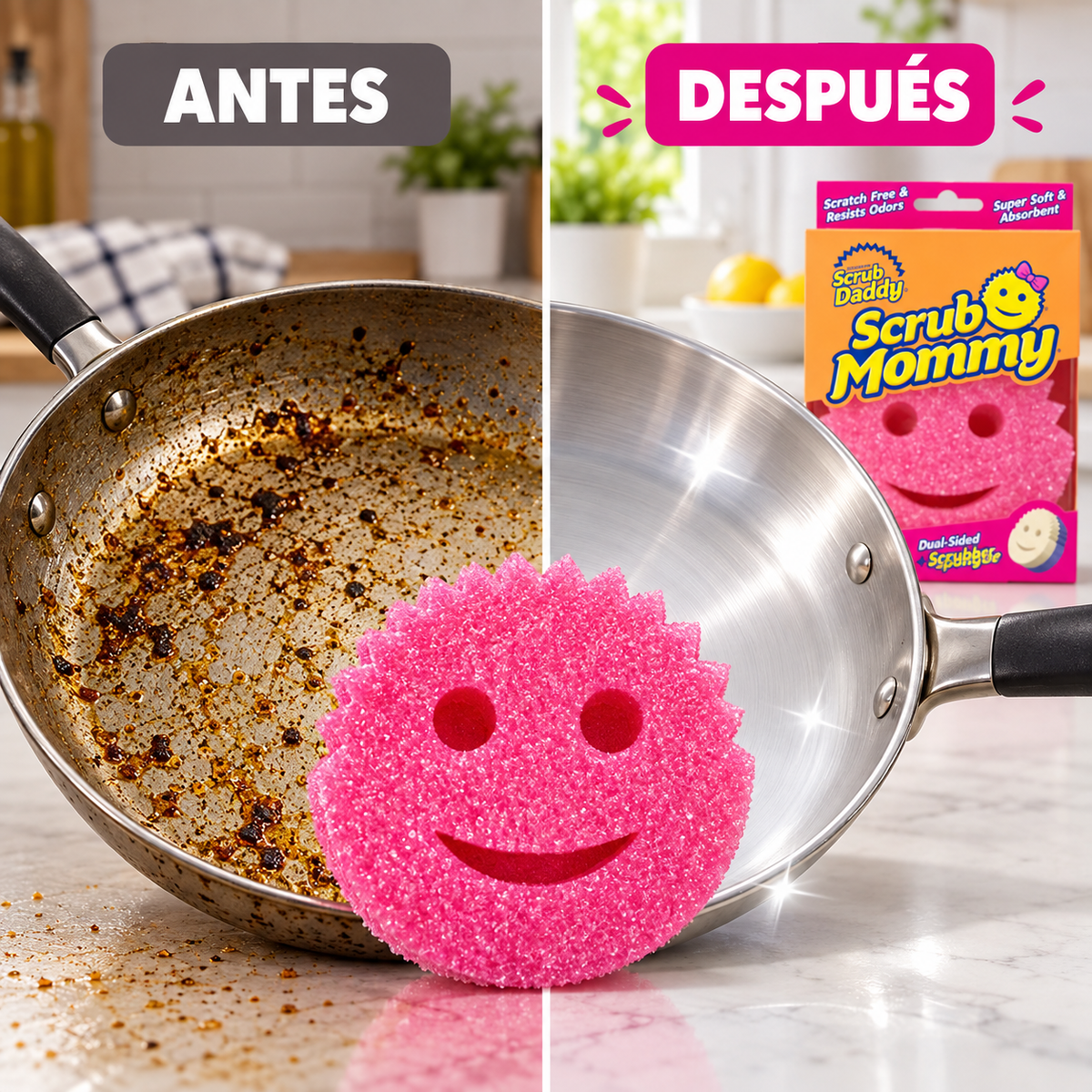 Esponja Multiuso Mommy Scrub Daddy 1 Un