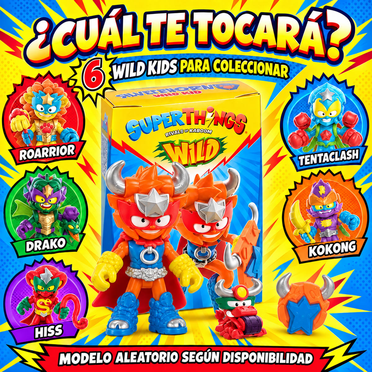 Super Zings Wild (1 Zing +1 Wild Kid + 1 Accesorio)