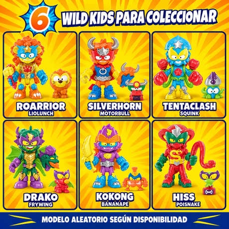 Super Zings Wild (1 Zing +1 Wild Kid + 1 Accesorio)