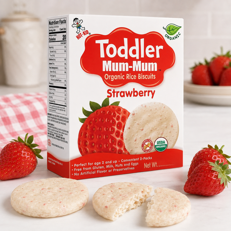 Galletas Orgánicas Toddler Mum-Mum Frutilla 50 g