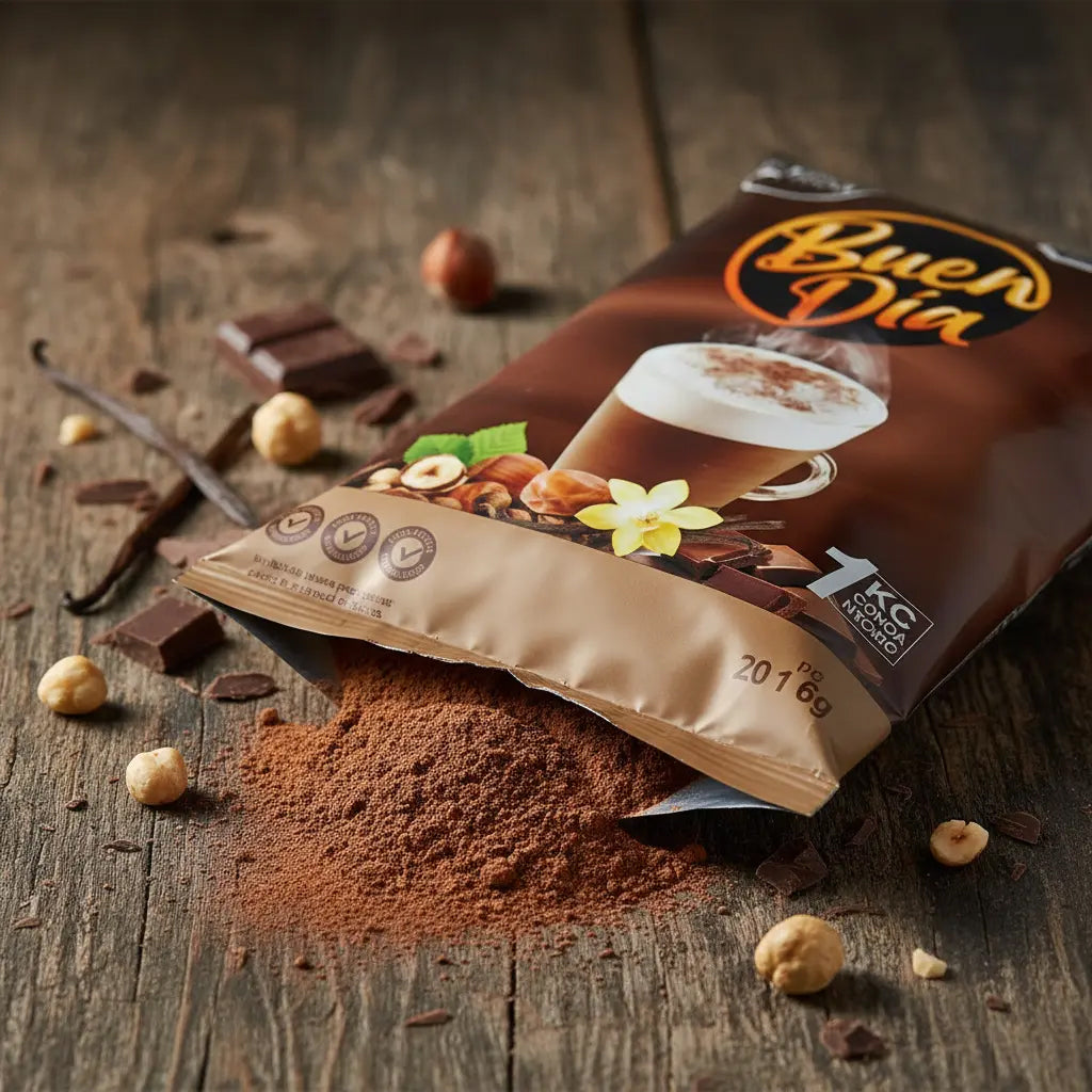 Café Instantáneo para Máquina Ventus y y Vending Buen Día Sabor Chocolate 1 Kg