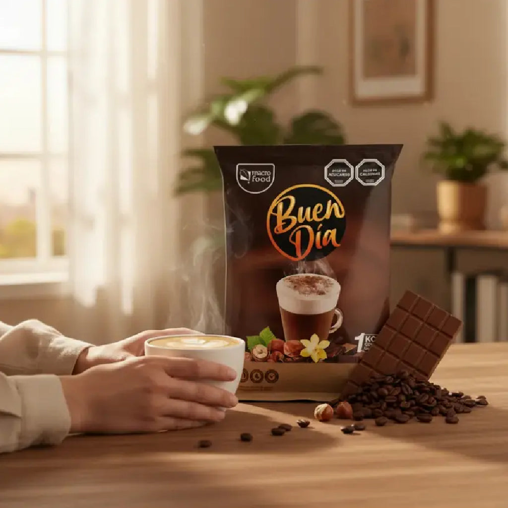 Café Instantáneo para Máquina Ventus y y Vending Buen Día Sabor Capuccino 1 Kg