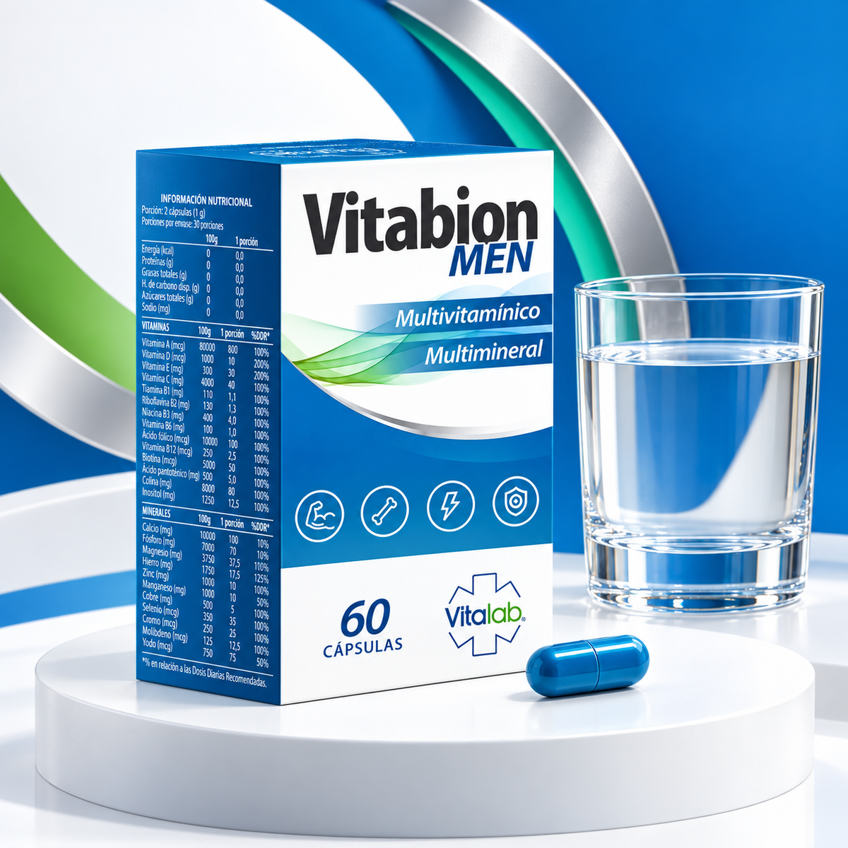 Vitabion Men Vitalab 60 Cáps