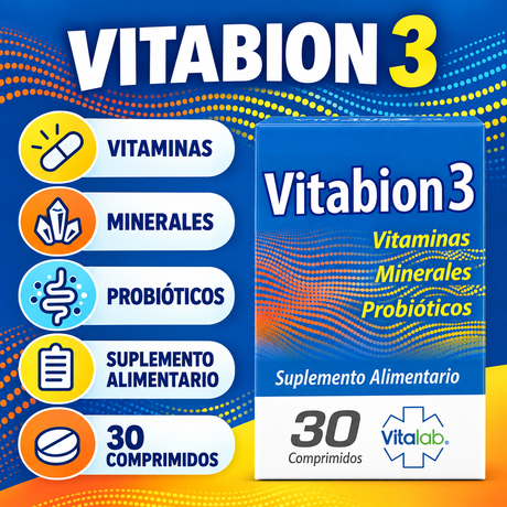 Vitabion 3 Vitalab 30 Cáps