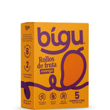 Rollos de Fruta Mango Bigu 5 Un de 25 g