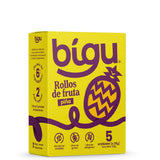 Rollos de Fruta Piña Bigu 5 Un de 25 g