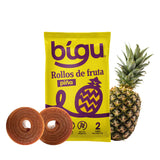Rollos de Fruta Piña Bigu 5 Un de 25 g