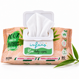 Toallitas Húmedas Infans 100% Fibra Bamboo 80 Un