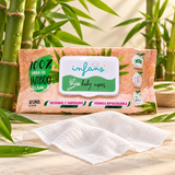 Toallitas Húmedas Infans 100% Fibra Bamboo 80 Un