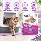 Arena para Gatos Catit Go Natural Aroma Lavanda 5,6 kg