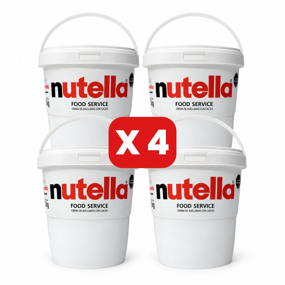 Crema de Avellanas Nutella Balde Ferrero 3 Kg