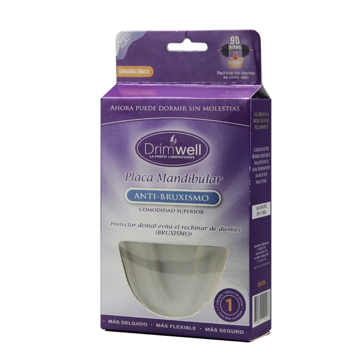 Placa Mandibular Antibruxismo Drimwell Original 1 Un