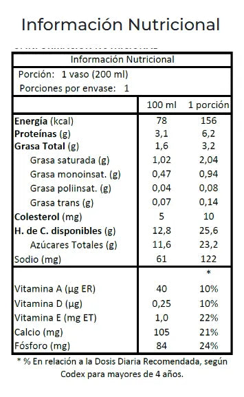 Colun Leche Semidescremada Chocolate 1.2L x 6Uni