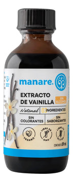 Manare Extracto De Vainilla Sin Alcohol 59ml