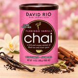 Té Chai Flamingo Vanilla David Rio Sin Azúcar 337 g