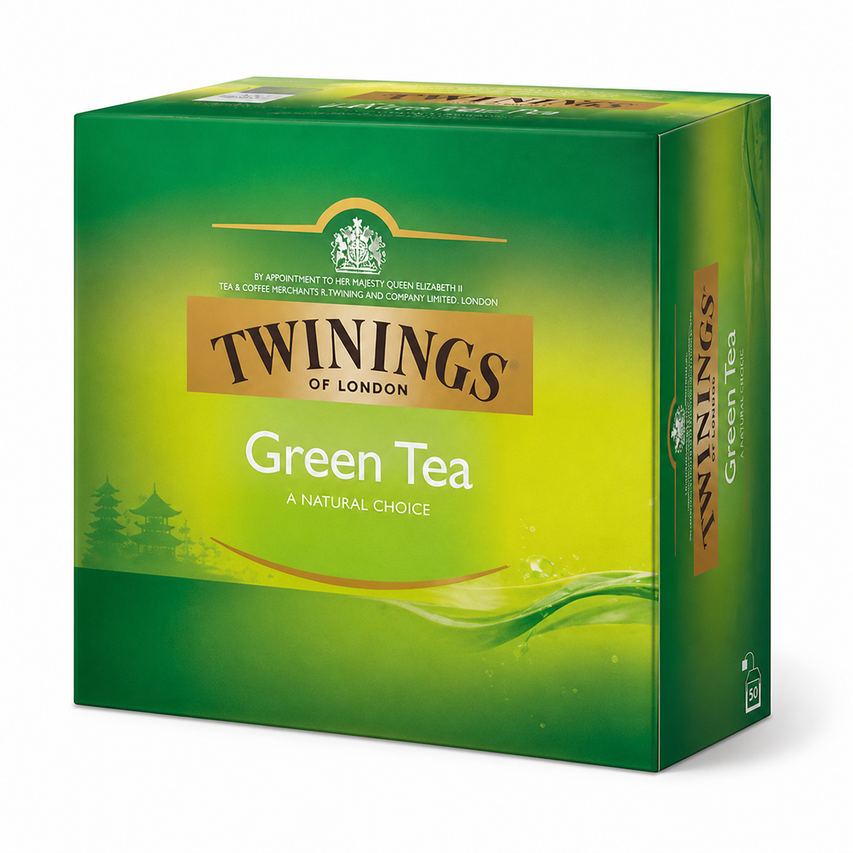 Té Verde Puro Twinings 50 Bolsitas